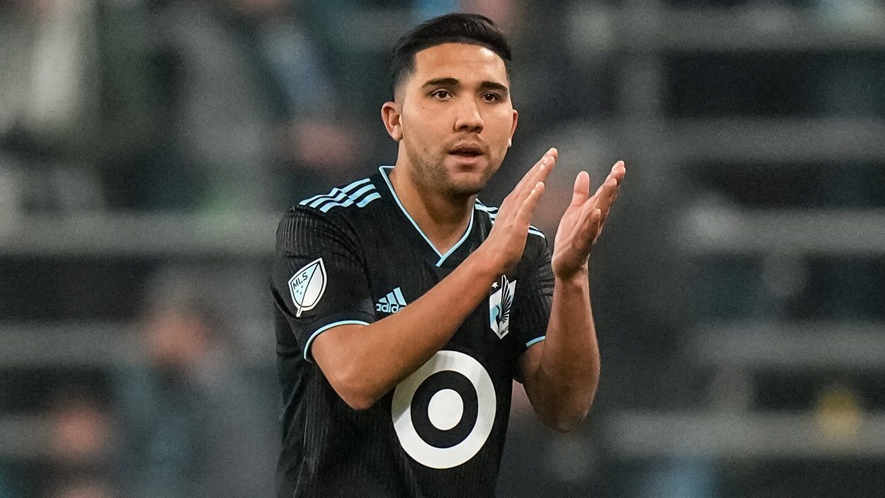 Emanuel Reynoso em ação pelo Minnesota United-EUA