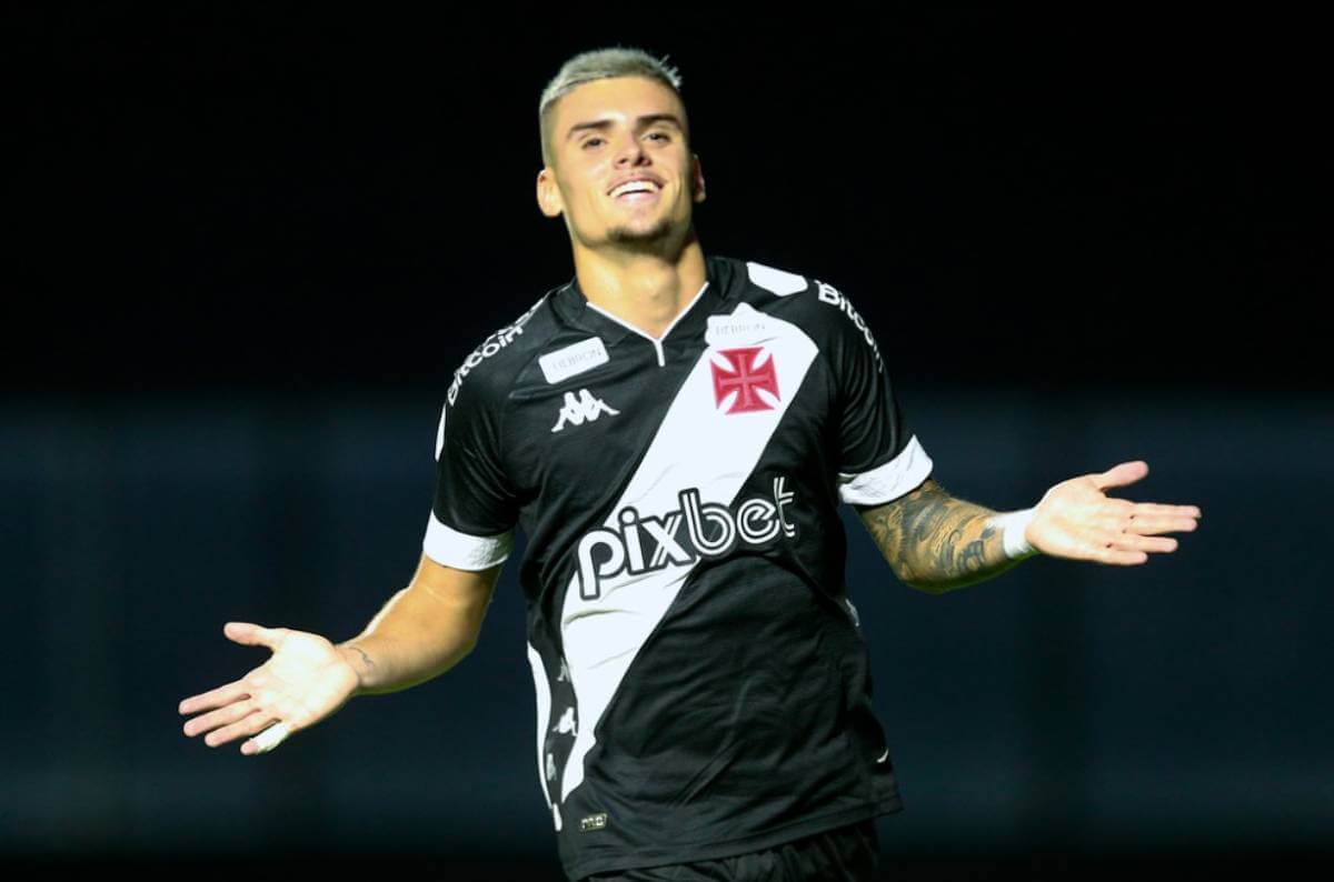 Gabriel Pec durante o jogo contra o Resende