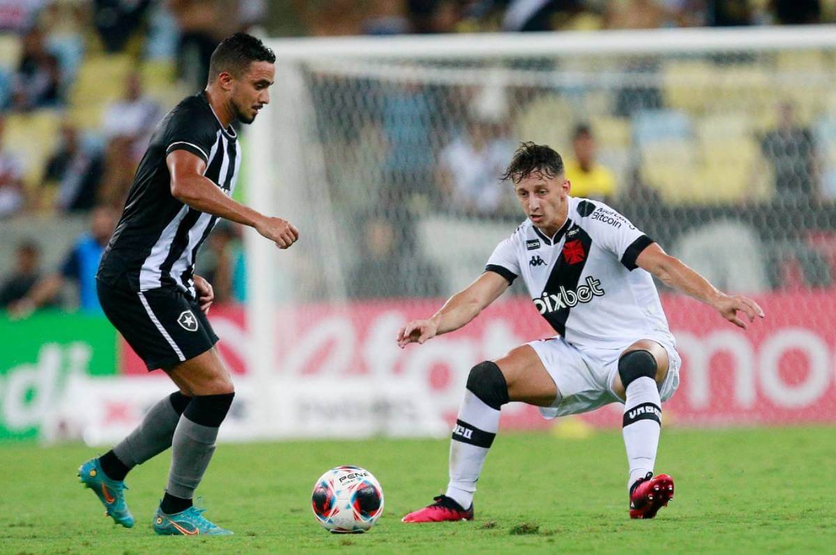 Galarza em jogo contra o Botafogo