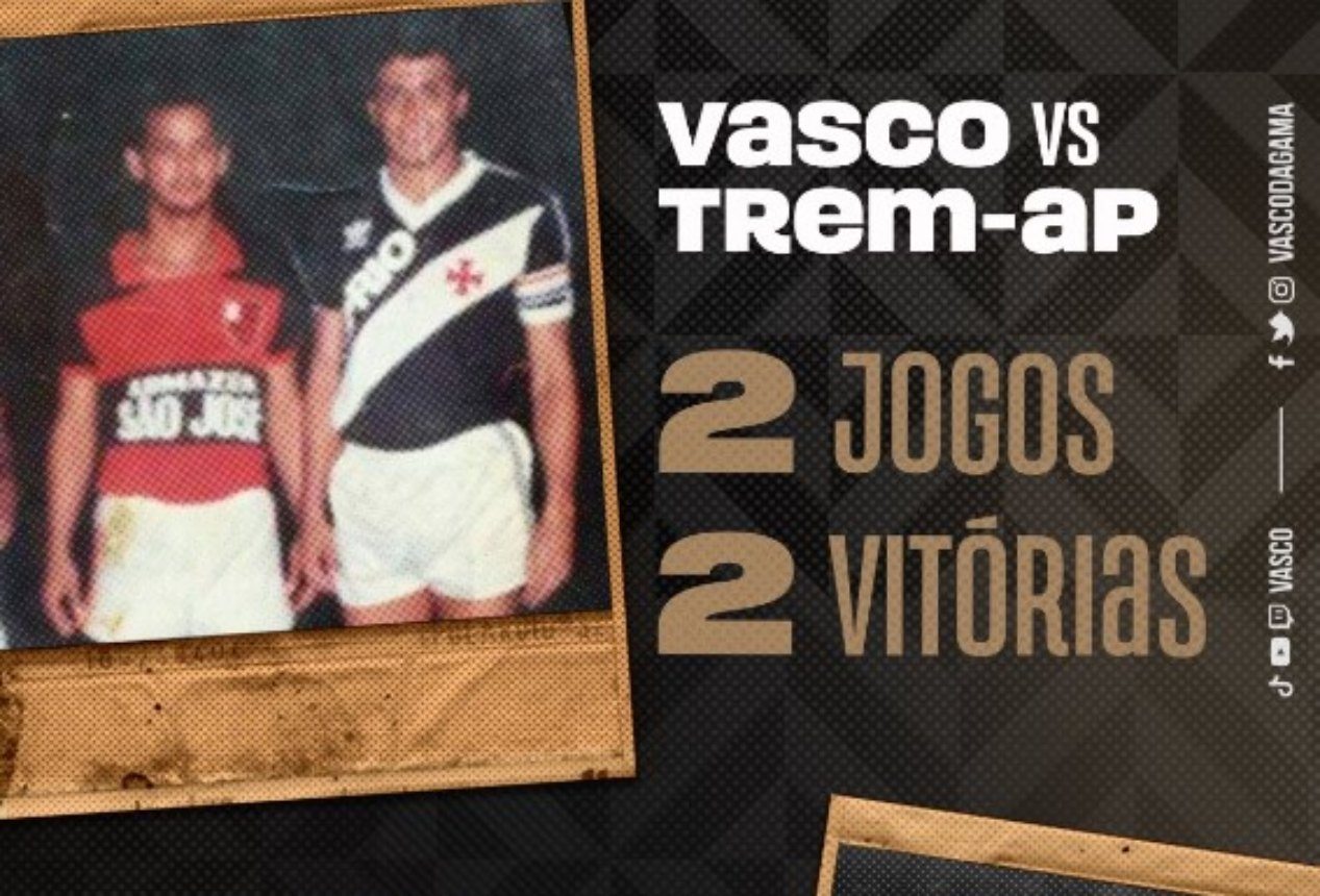 Vasco enfrentou o Trem-AP duas vezes na história