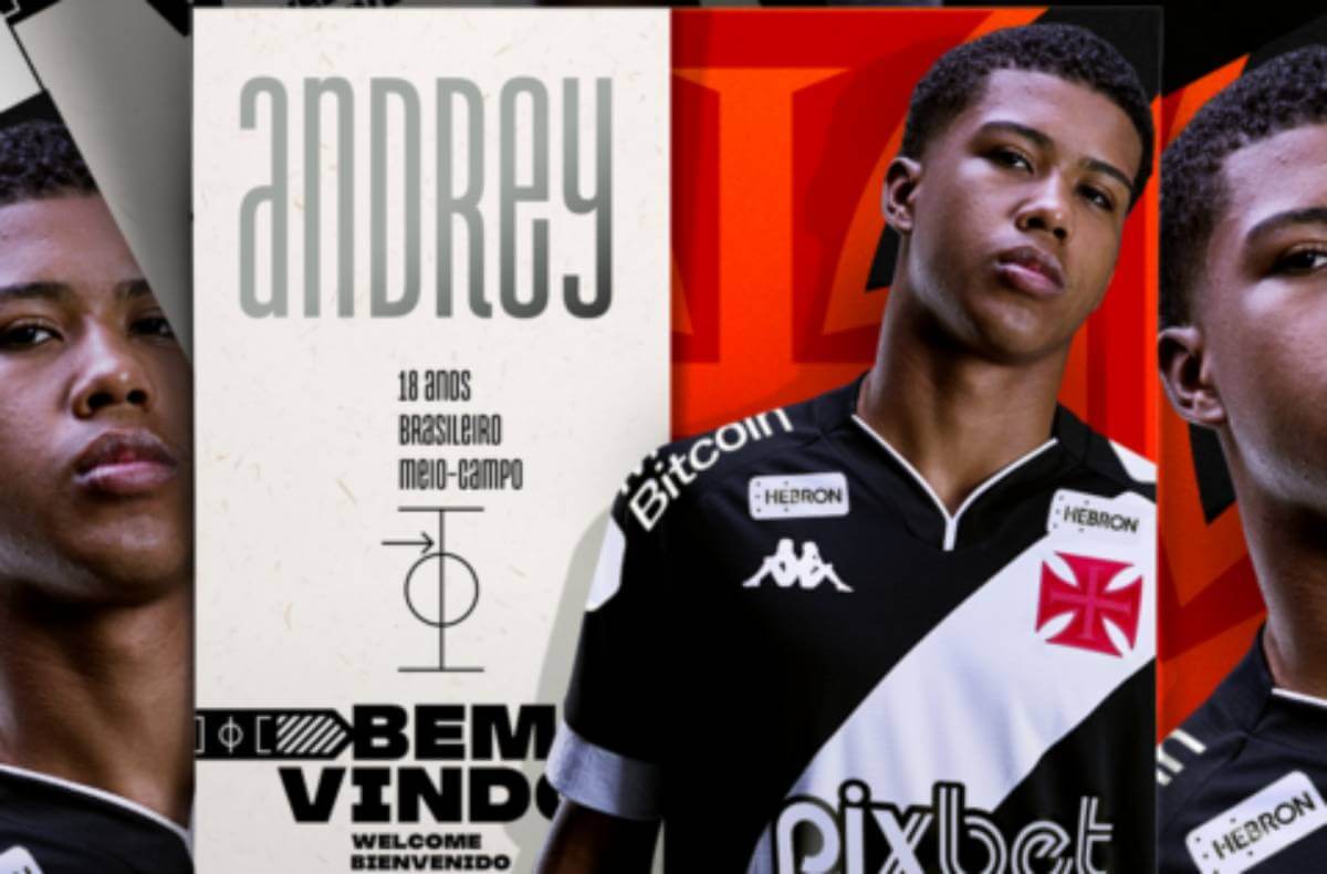 Andrey Santos está de volta ao Vasco