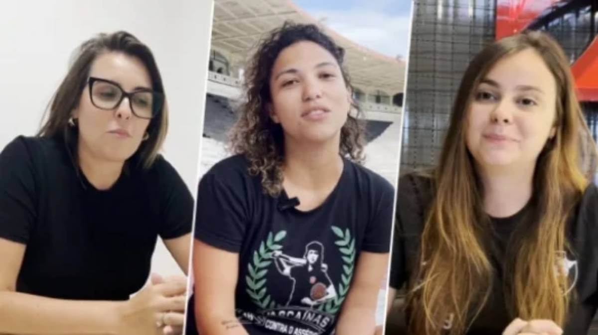 Gisele Cabrera, Carina Schulte e Sarah Borborema