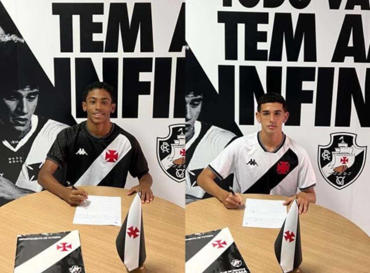 Lucas Melim e Renan Souza jogam na base do Vasco