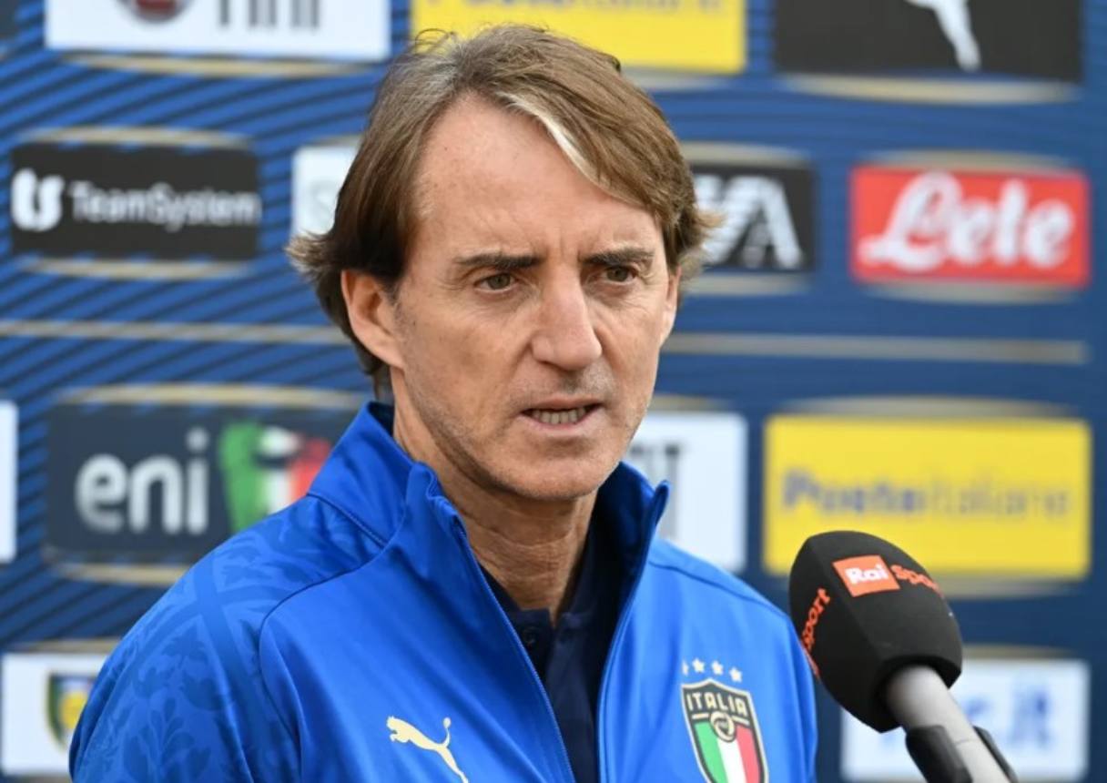 Roberto Mancini é o técnico da Seleção da Itália