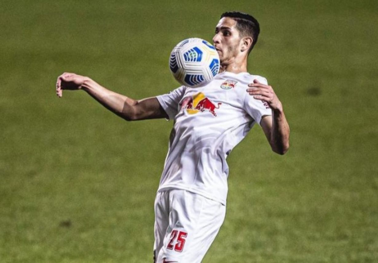 Bruno Praxedes em campo pelo Red Bull Bragantino