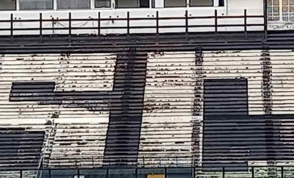 Situação da arquibancada de São Januário