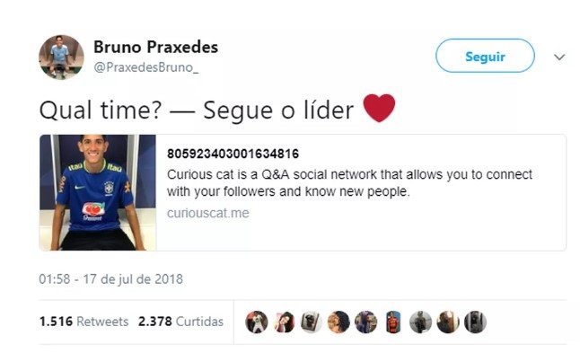 Bruno Praxedes indica torcida ao Flamengo