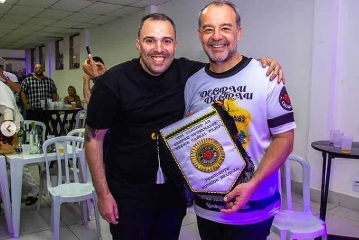 Sérgio Cabral é homenageado pela União Cruzmaltina