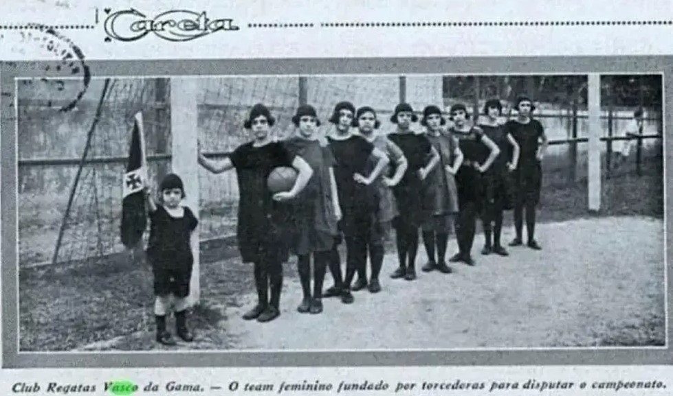 Primeiro time feminino do Vasco completa 100 anos