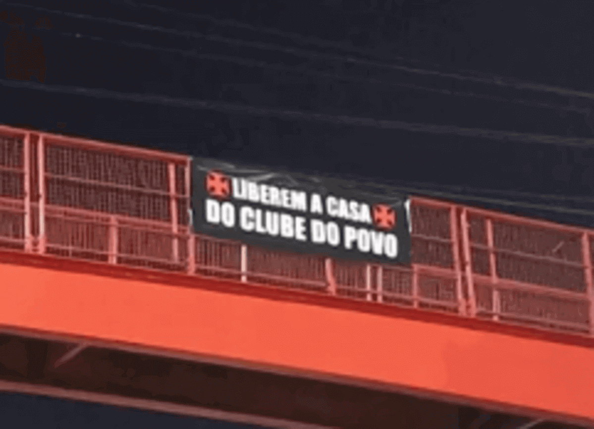 Protesto da torcida Vasco do Gama