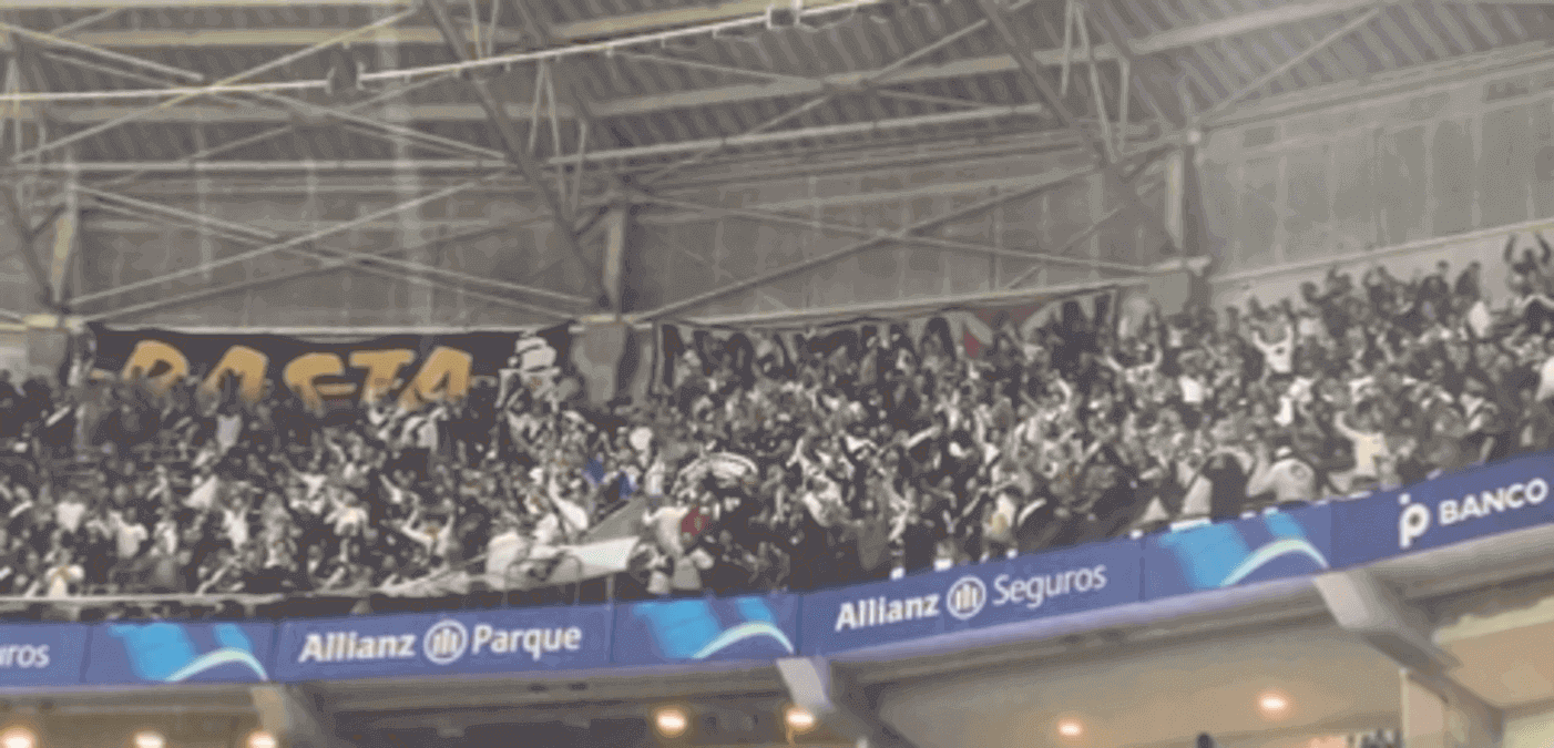 Torcida do Vasco presente no Allinaz Parque