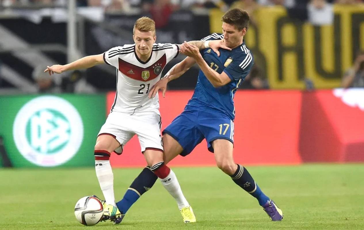 Federico Fernandez na final da Copa do Mundo de 2014