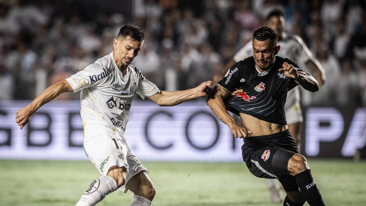 Santos 1 x 3 Bragantino, pela 27ª rodada do Brasileiro