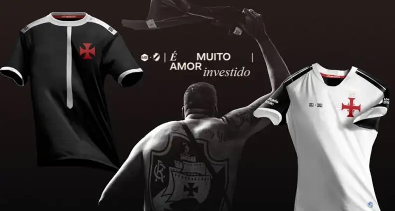 Camisas do Vasco criadas com uso de inteligência artificial