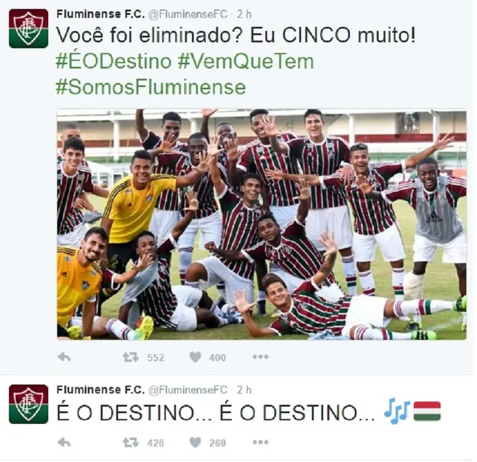 Fluminense provoca o Vasco 