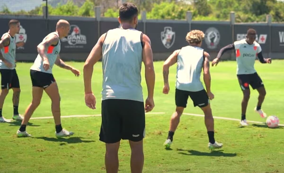 Treino do Vasco no CT Moacyr Barbosa