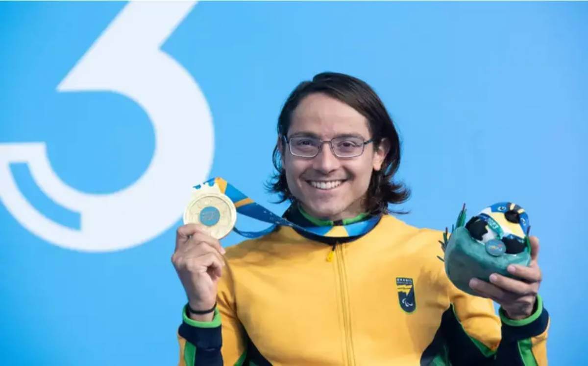 Douglas Matera conquistou 8 medalhas de ouro no Parapan de Santiago