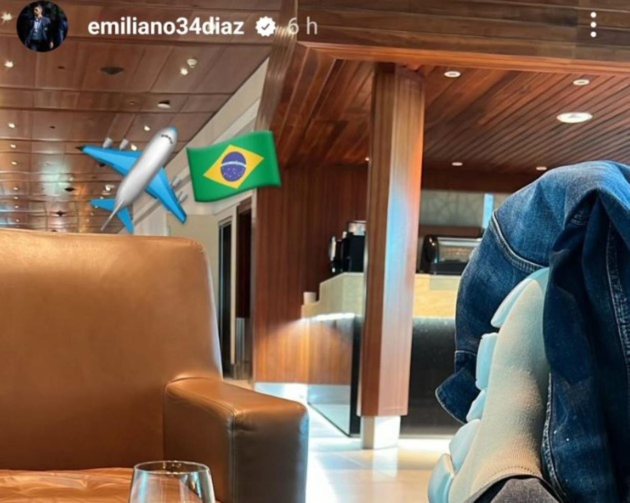 Emiliano Díaz voltando ao Brasil