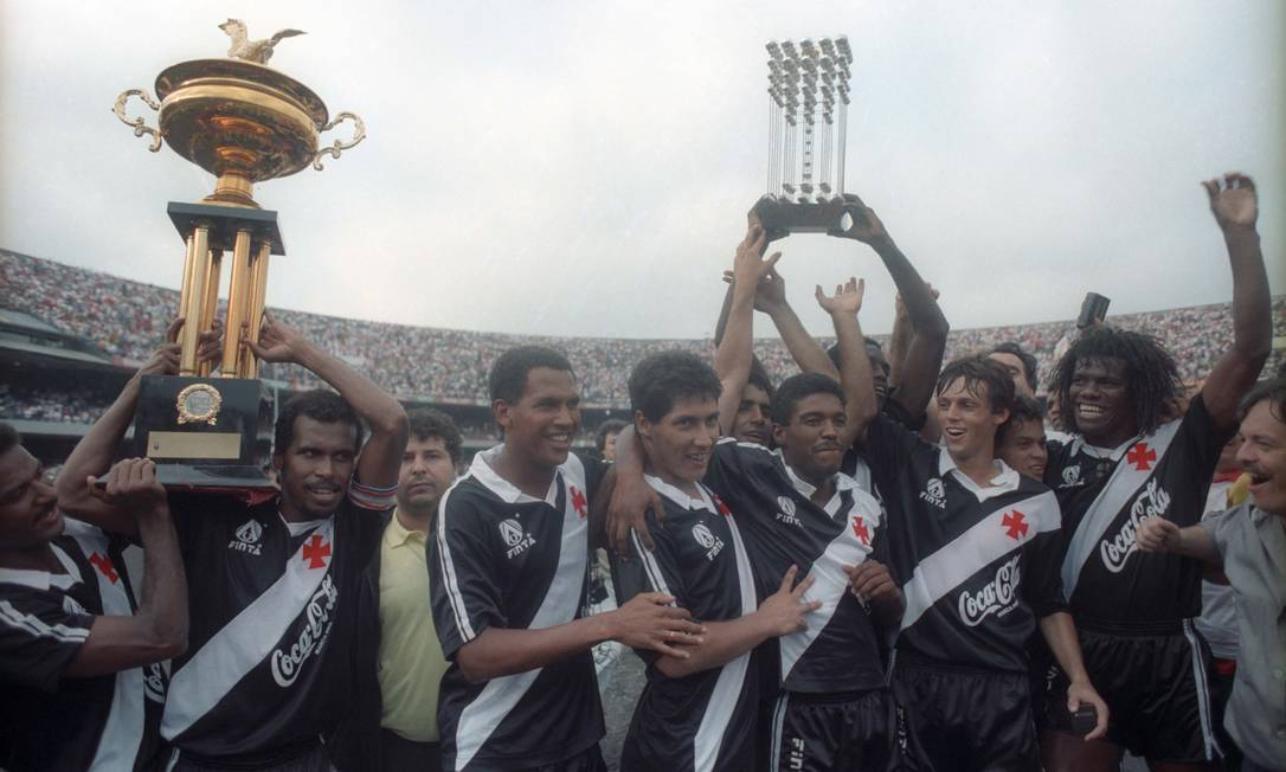 Vasco foi bicampeão do Brasileiro em 89