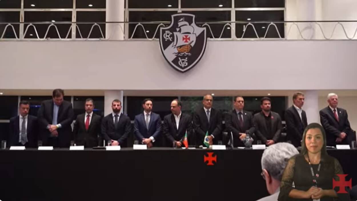 Posse de membros da Diretoria Administrativa do Vasco para a gestão Pedrinho