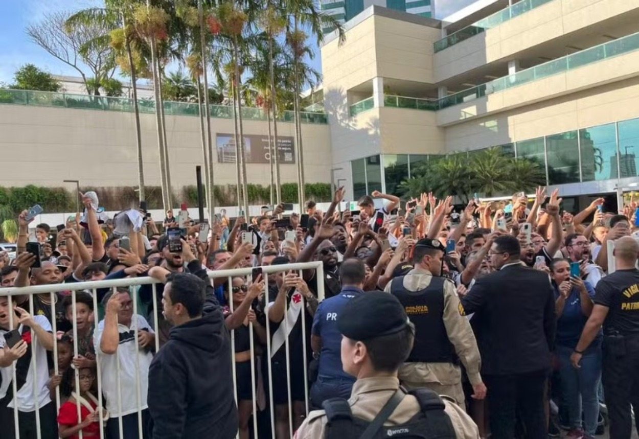 Torcida do Vasco em Uberlândia