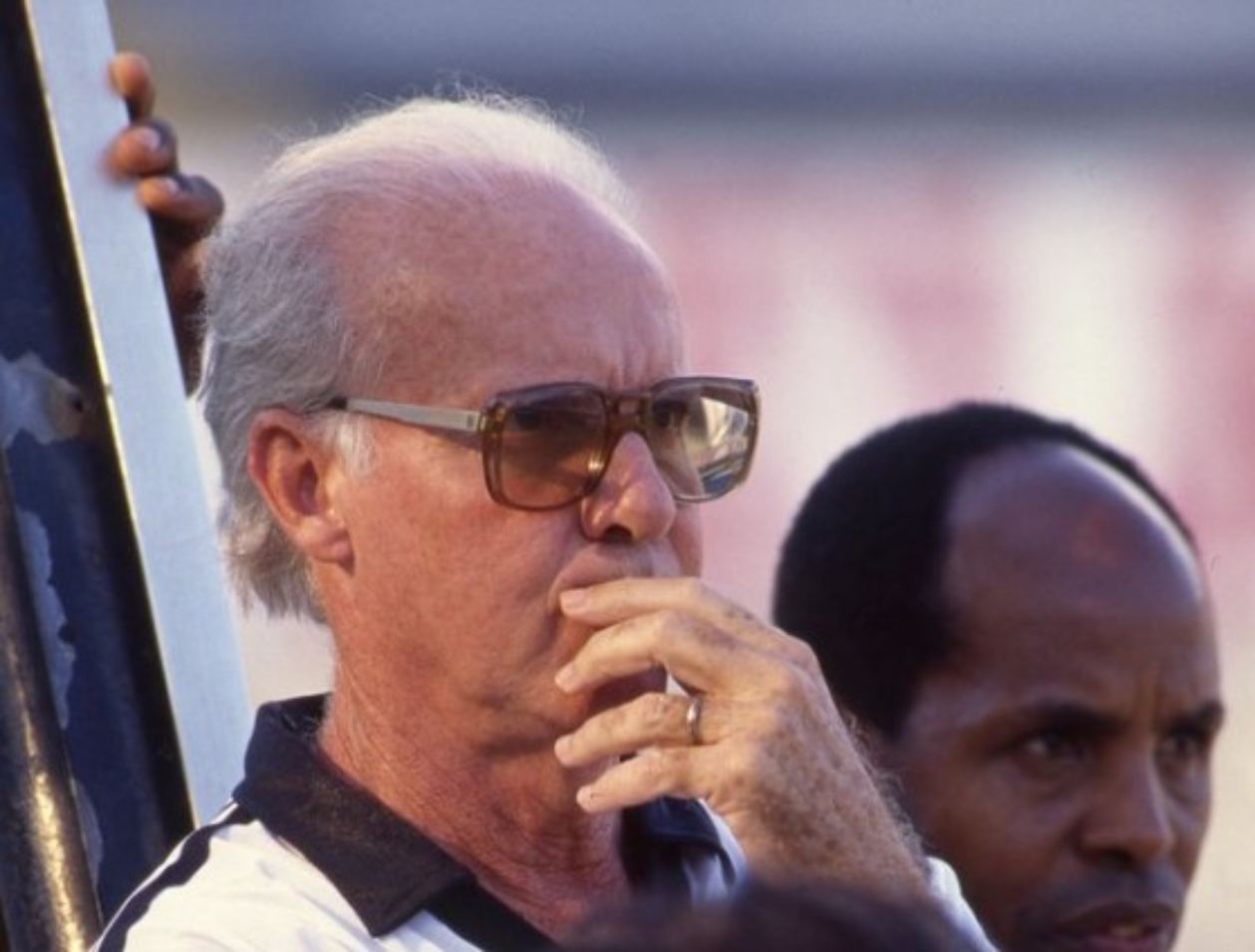 Zagallo como técnico do Vasco nos anos 90