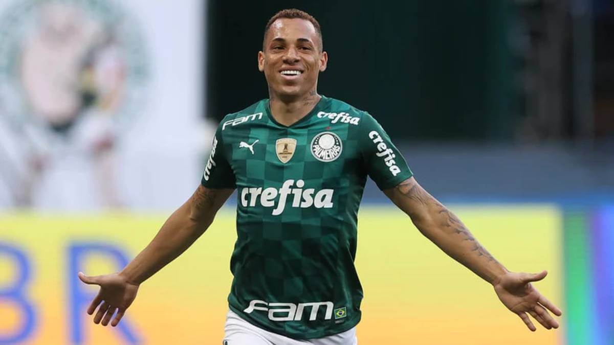 Breno Lopes, atacante do Palmeiras