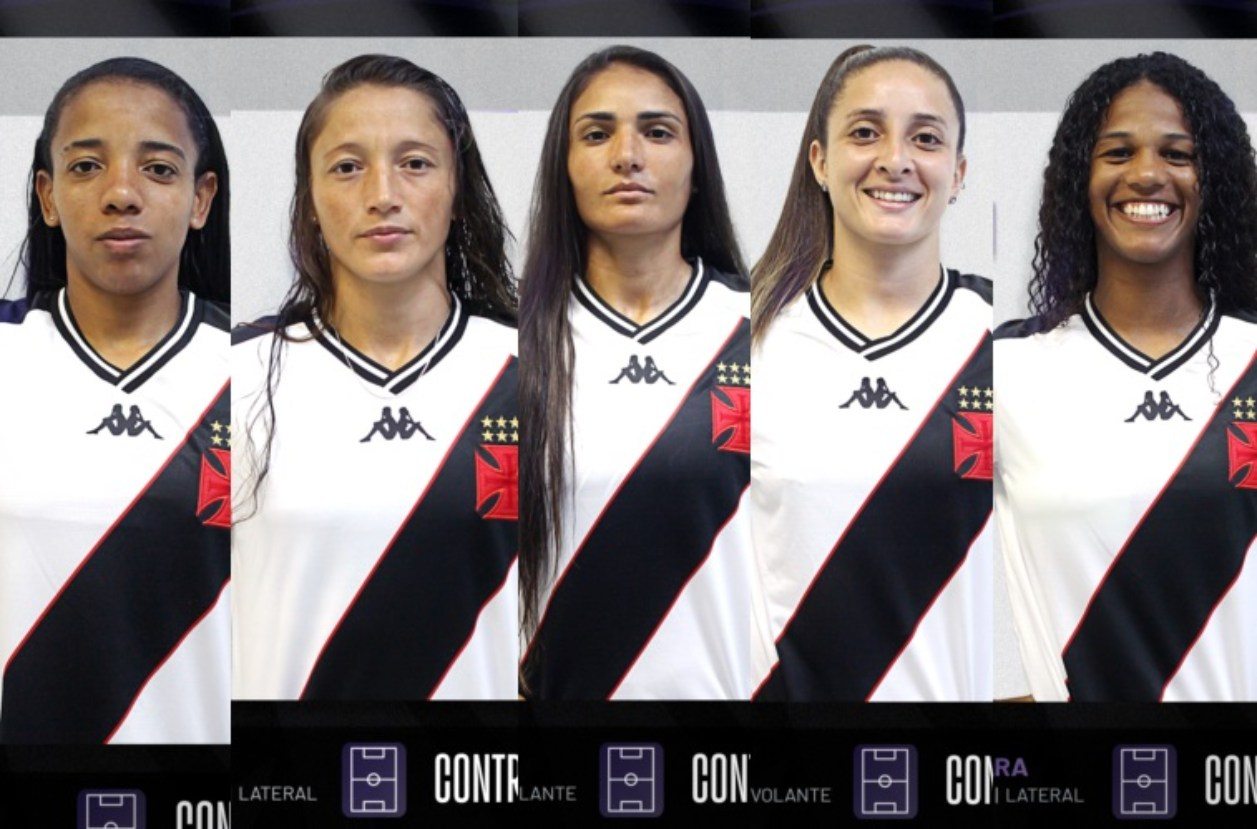 O Vasco contratou mais cinco reforços para a equipe feminina