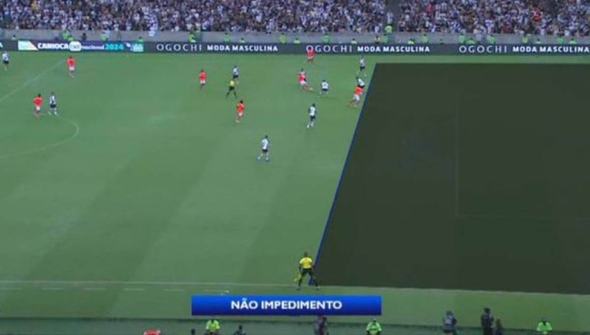 Análise do VAR em lance do gol do Nova Iguaçu