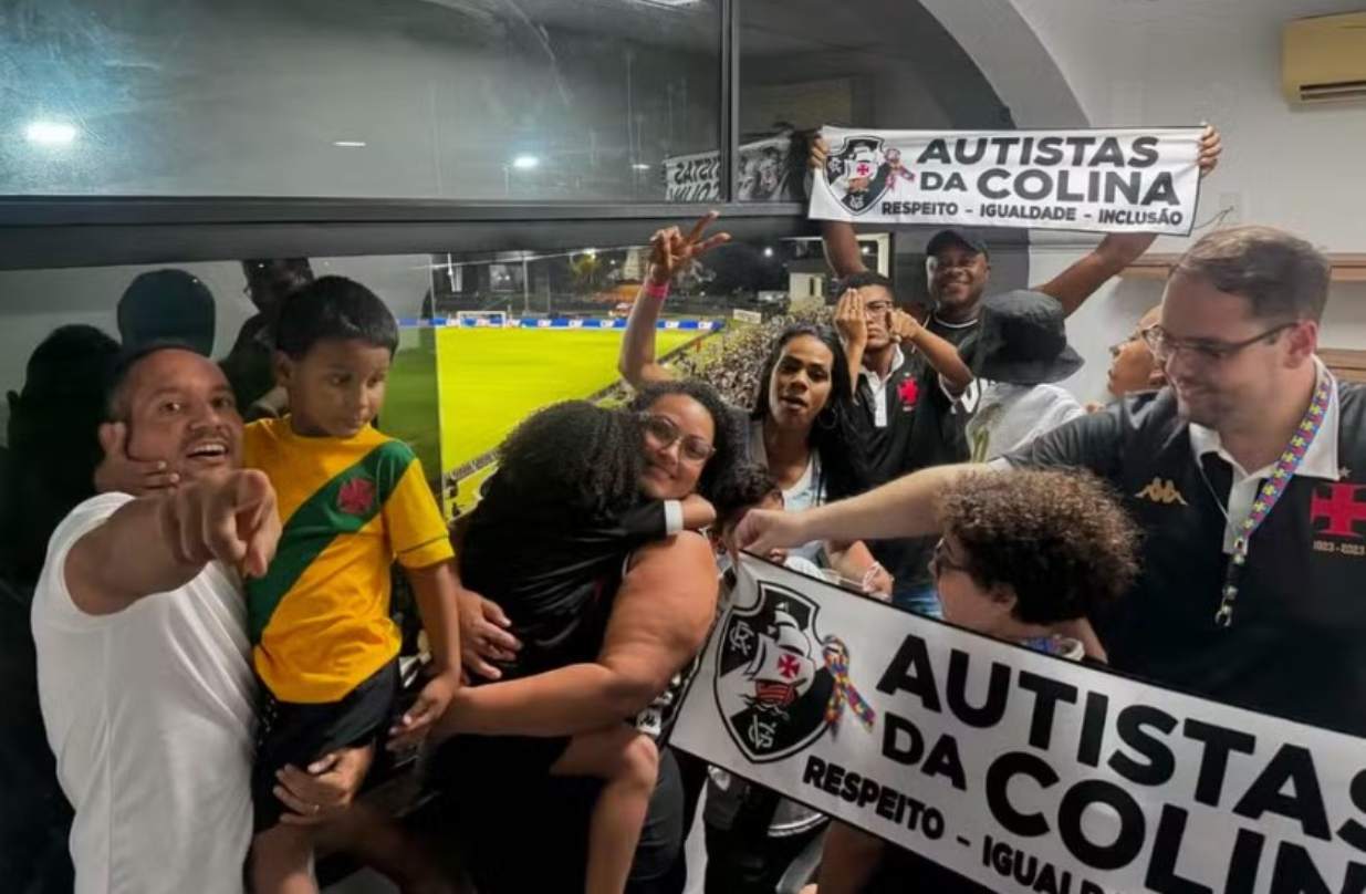 Vasco oferece espaço a torcedores autistas em São Januário