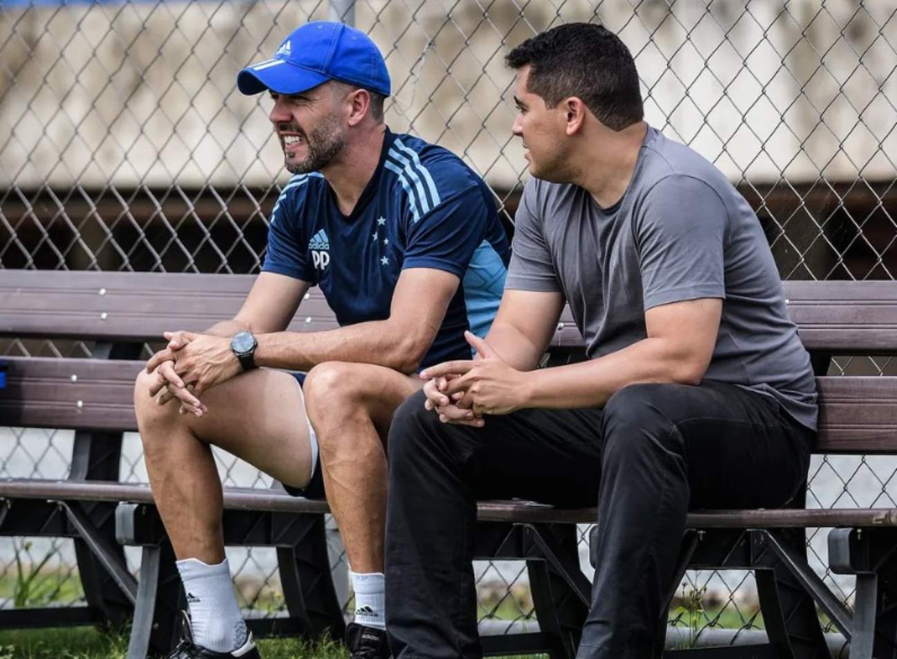 Pedro Martins e Paulo Pezzolano no Cruzeiro