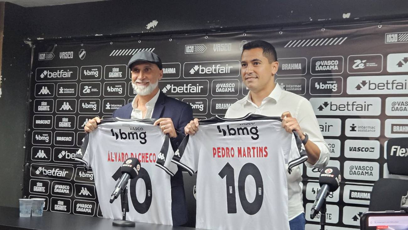 Álvaro Pacheco e Pedro Martins são apresentados pelo Vasco