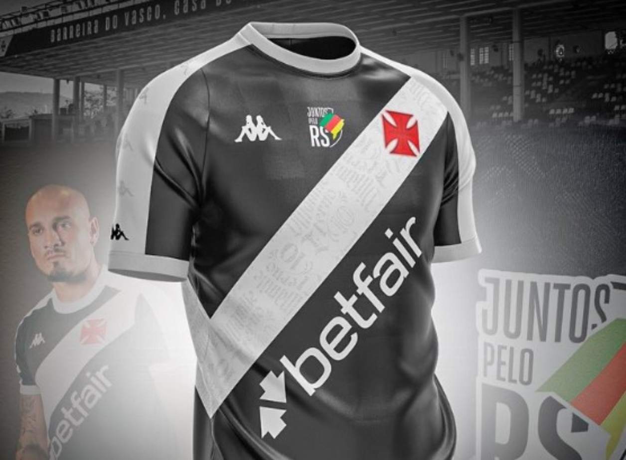 Camisa do Vasco terá patch em apoio ao Rio Grande do Sul