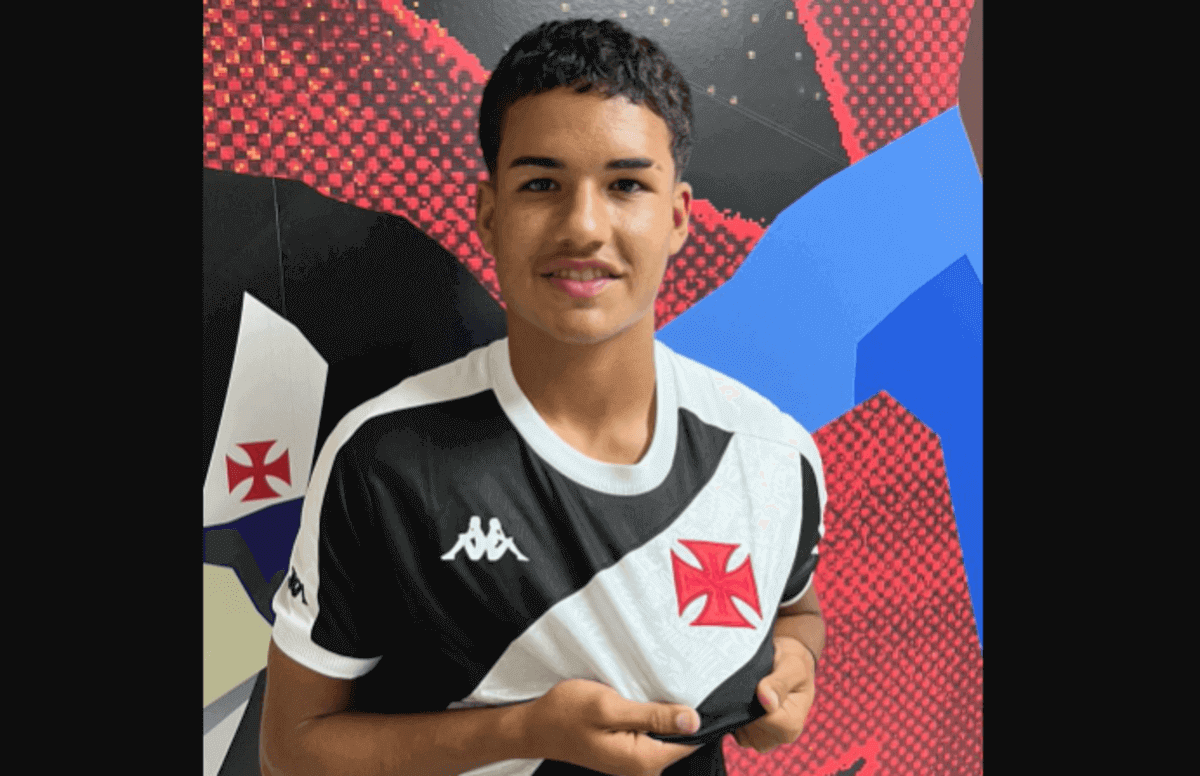 Pedro Augusto, atacante do Sub-16 do Vasco da Gama