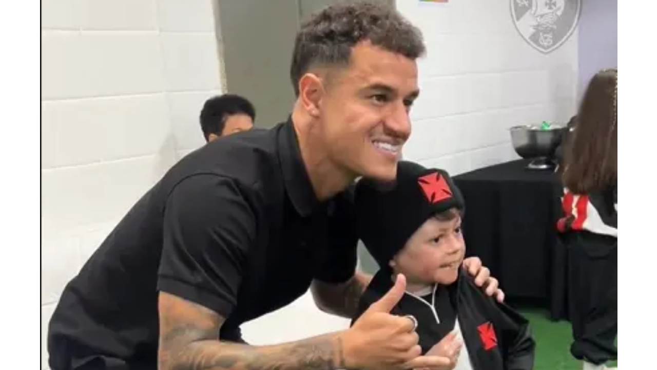 Phillipe Coutinho e o Menino Gui