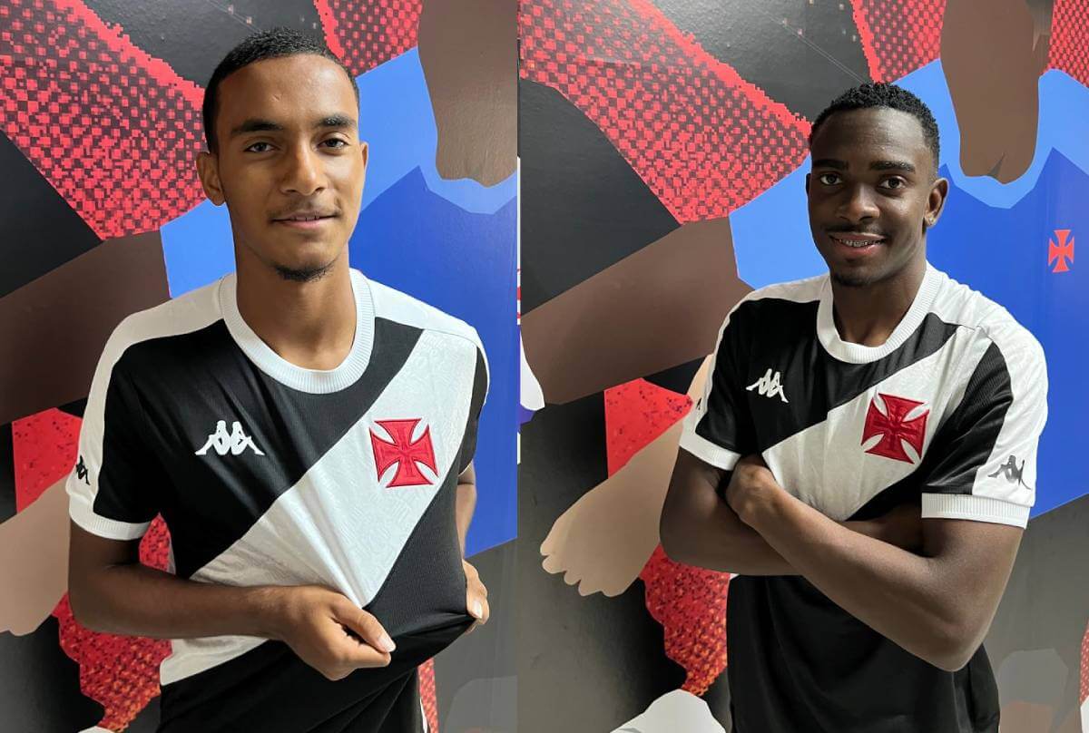 Medina e Wisley, jogadores da base do Vasco