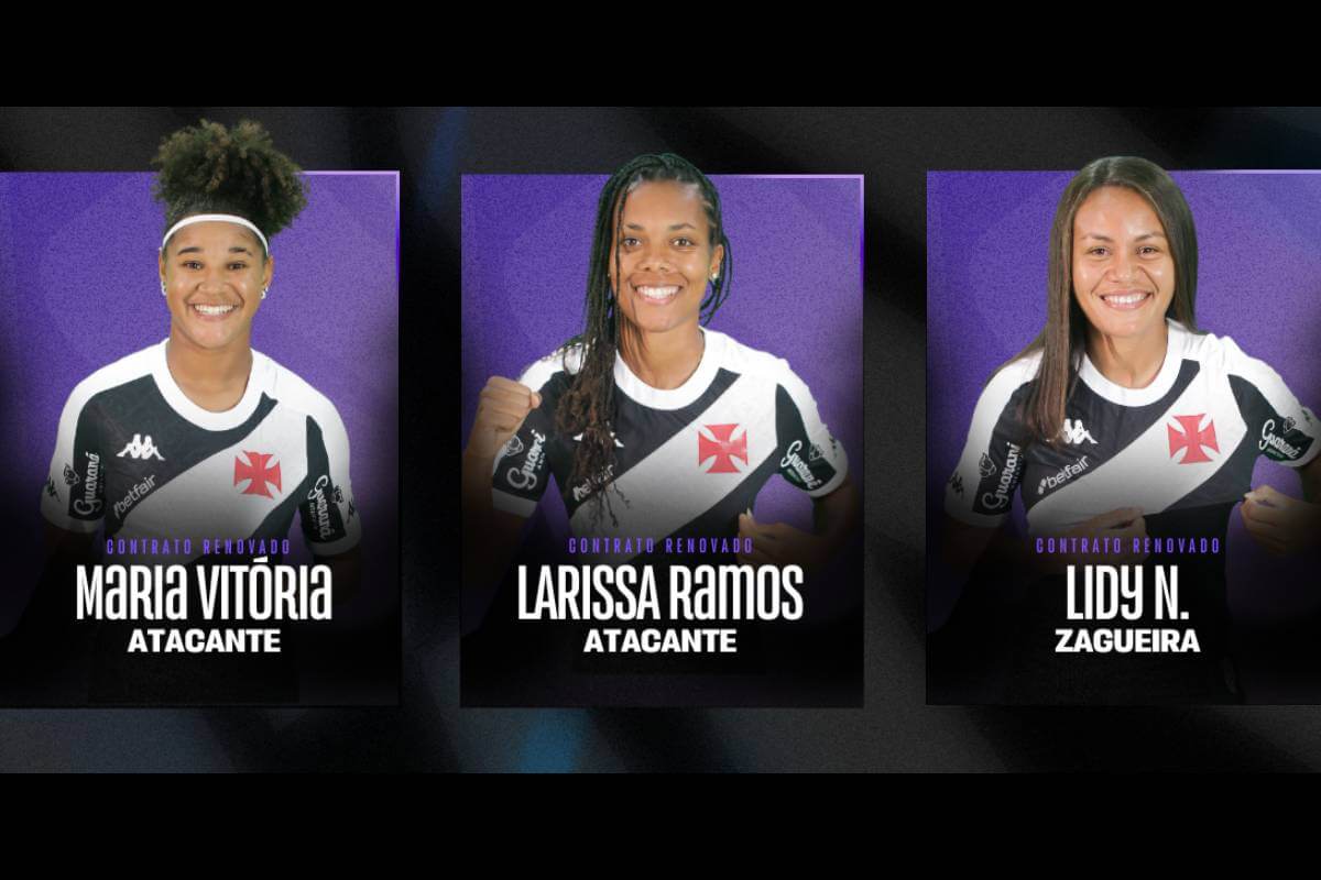 Meninas renovam com o Vasco