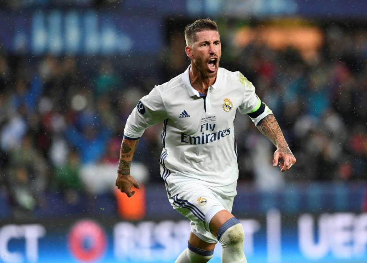 Zagueiro Sergio Ramos