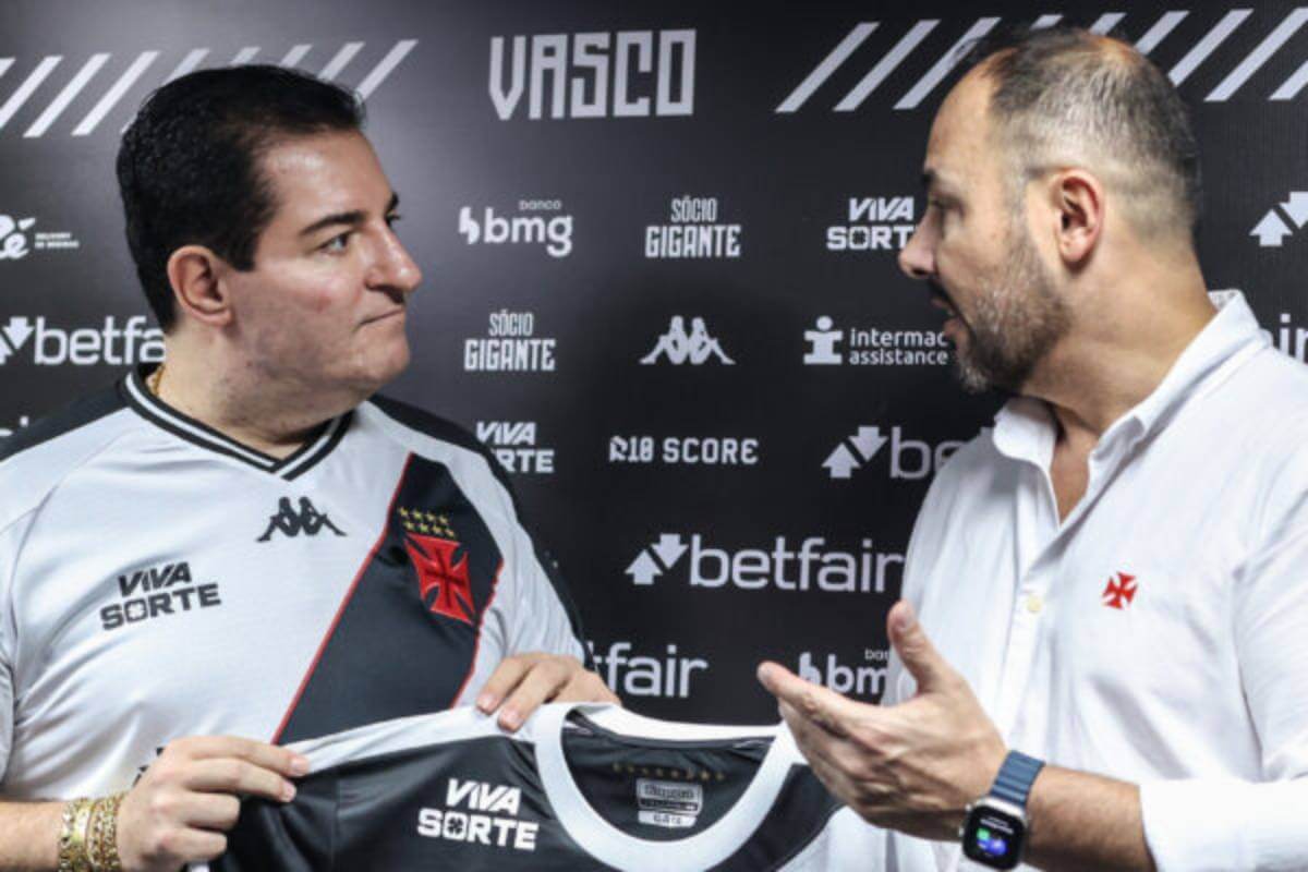 CEO do Vasco e o CEO da Viva Sorte