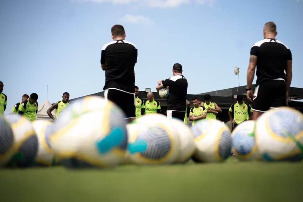 Treino do Vasco no CT Moacyr Barbosa