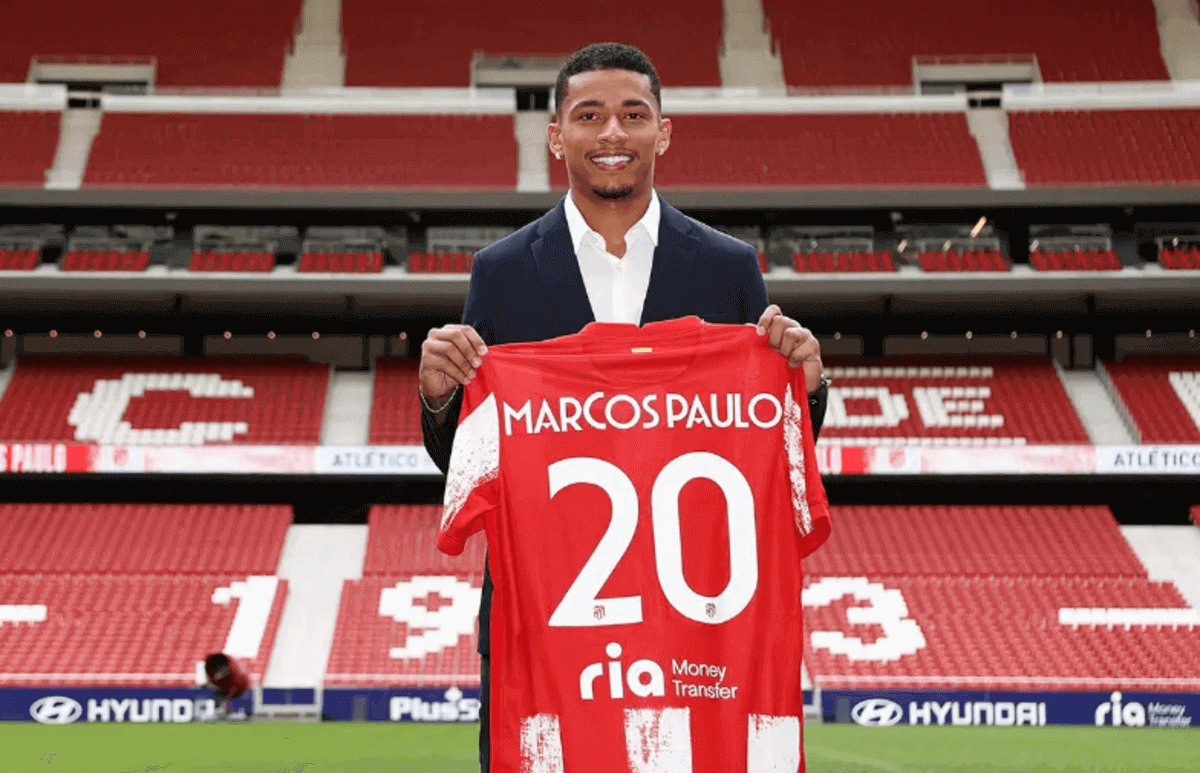 Marcos Paulo no Atlético de Madrid