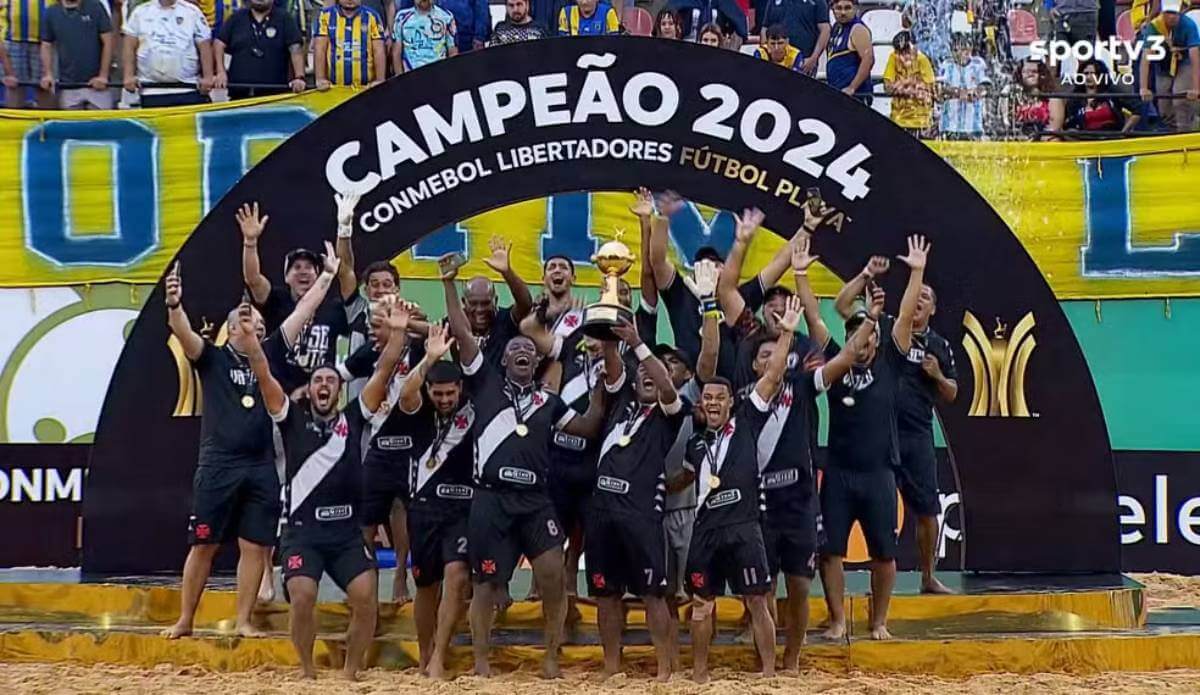 Vasco é campeão da Libertadores de futebol de areia