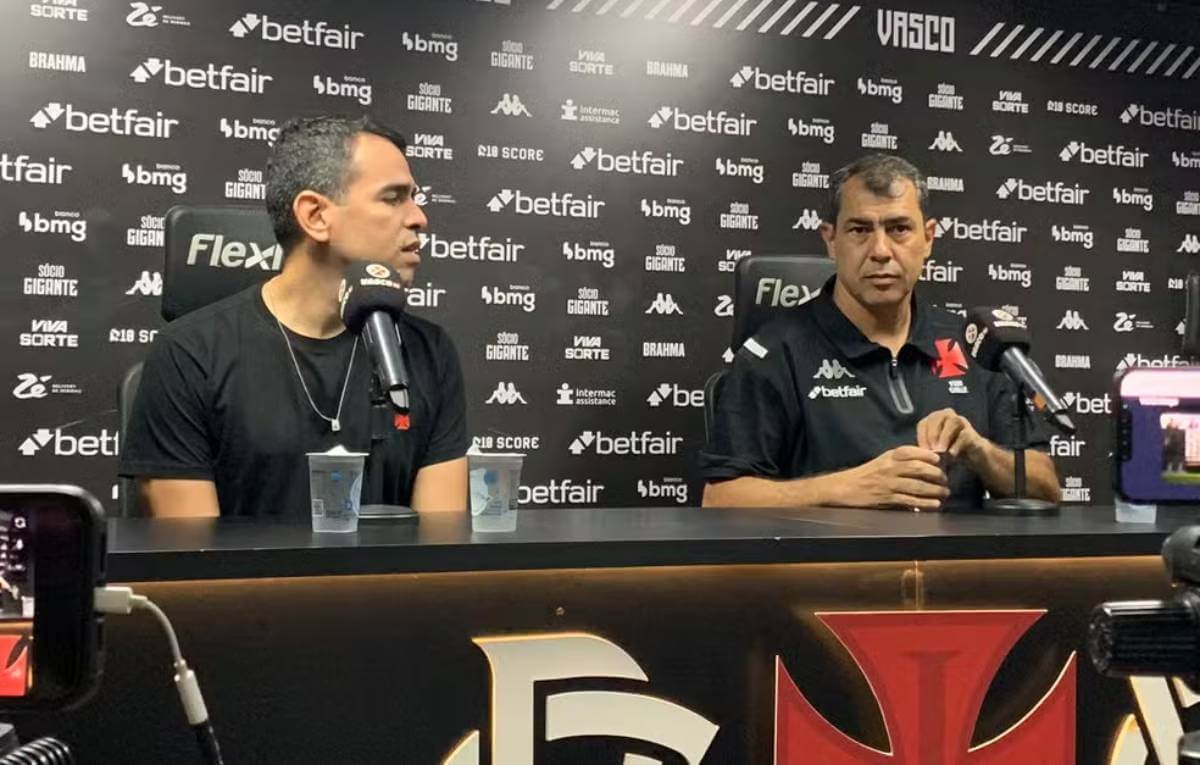 Marcelo Sant'Ana e Fábio Carille no Vasco