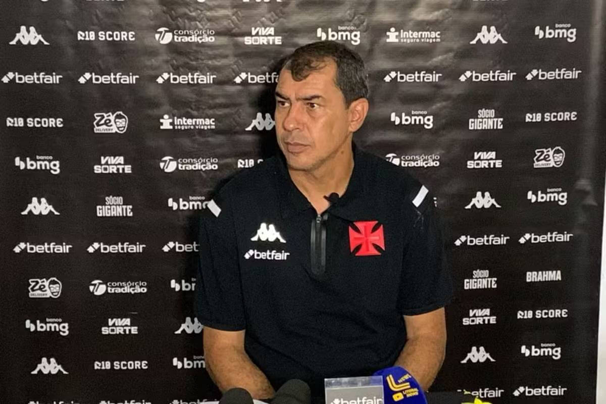 Carille em entrevista após empate do Vasco