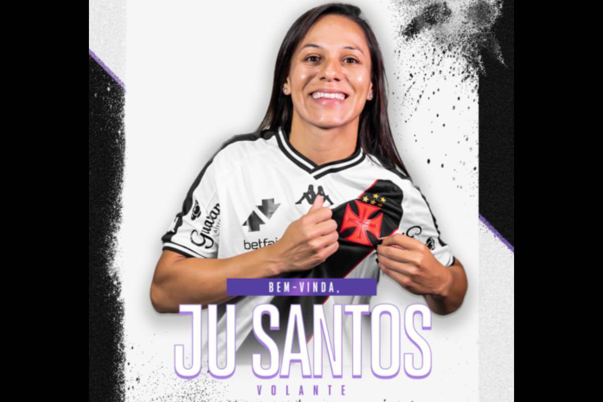 Ju Santos é o novo reforço do feminino do Vasco