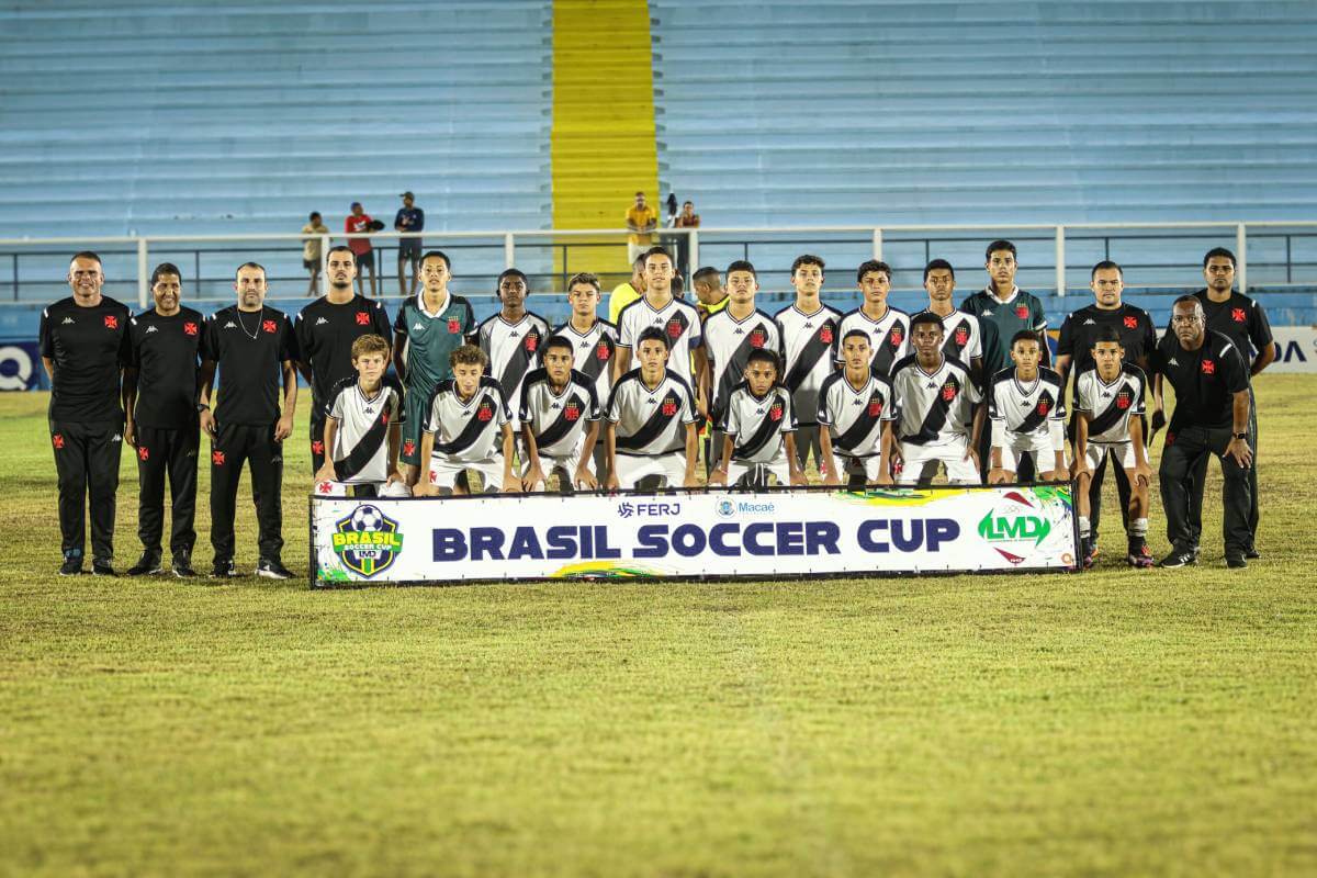 Time Sub-14 do Vasco no Brasil Soccer Cup