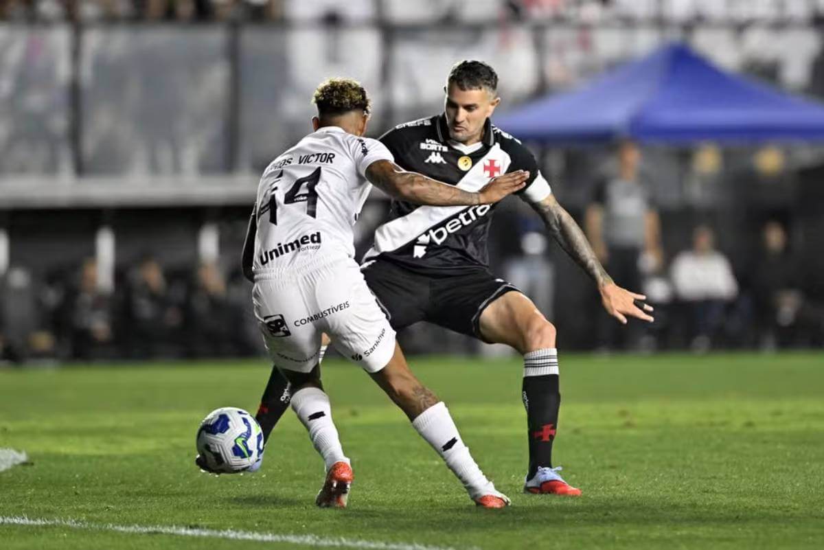 Vegetti em Vasco x Ceará