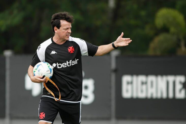 Diniz em treino do Vasco