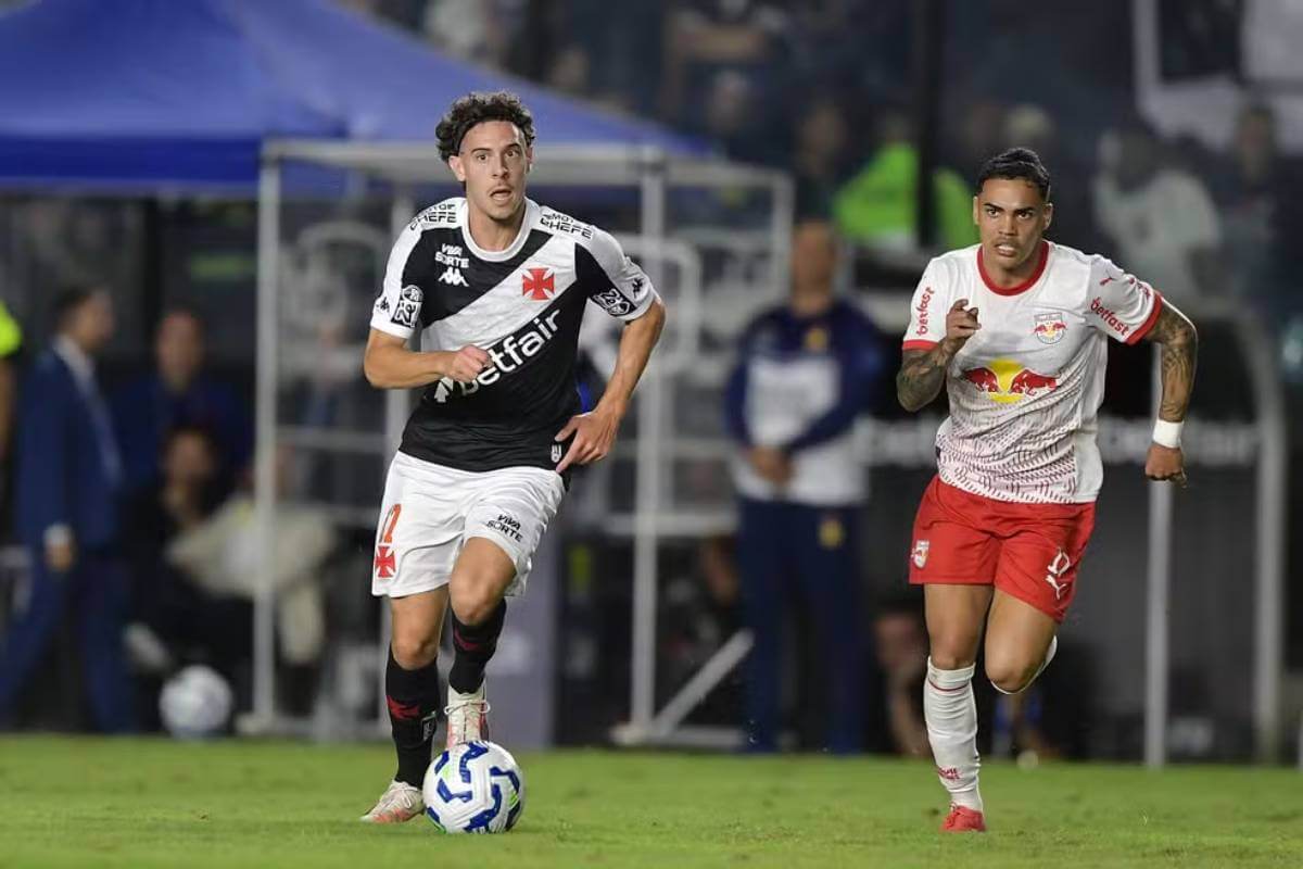 Nuno Moreira em Vasco x Bragantino