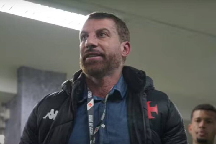 Pedrinho em discurso após vitória do Vasco